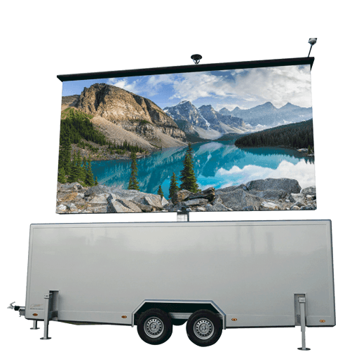 TT-18 - 18,4m2 LED-Videowand in Trailer