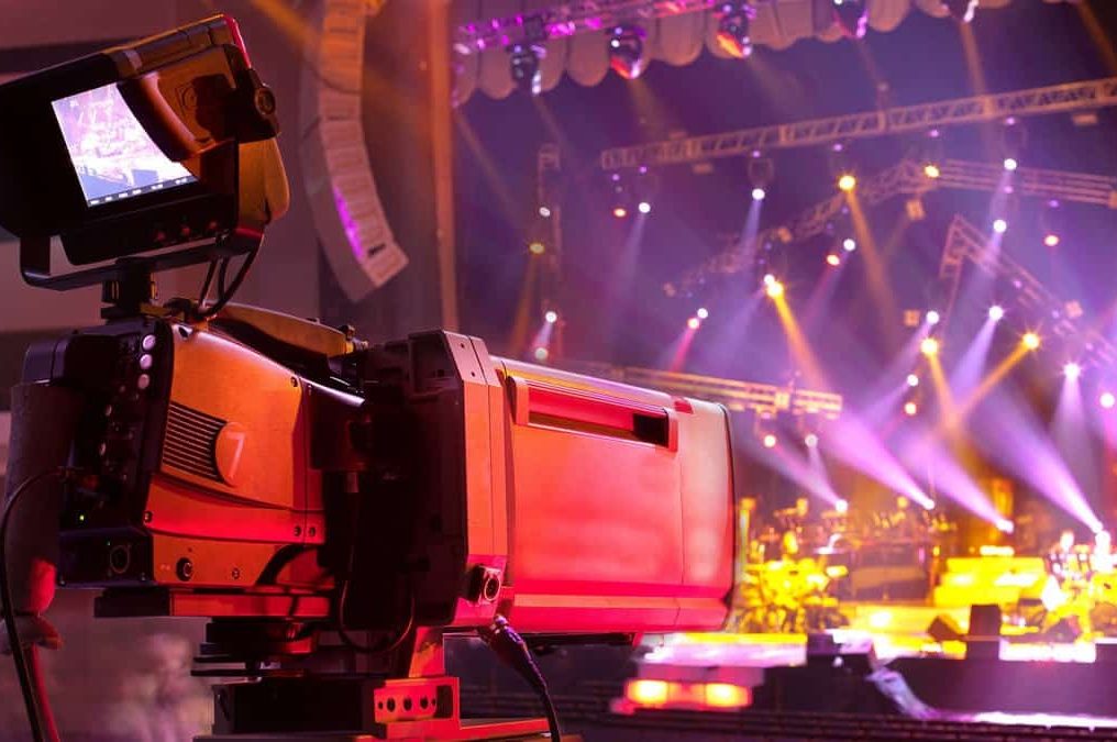 HD-Podcast-Videokamera mit TV-Studio-Lens