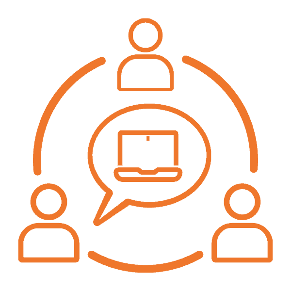 Icon Onlinekonferenz Veranstaltungstechnik