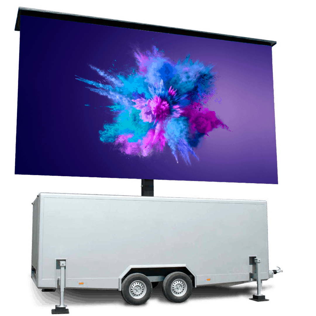TT-21 - 21m2 ROE-LED-Videowand in Trailer